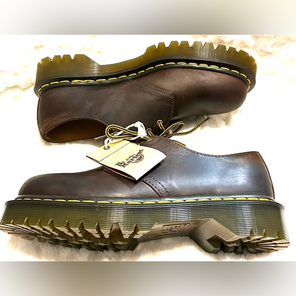 NEW Dr. Martens Unisex 1461 Bex dark brown leather Oxford wms. Sz..8 mens sz. 7 - Picture 7 of 11